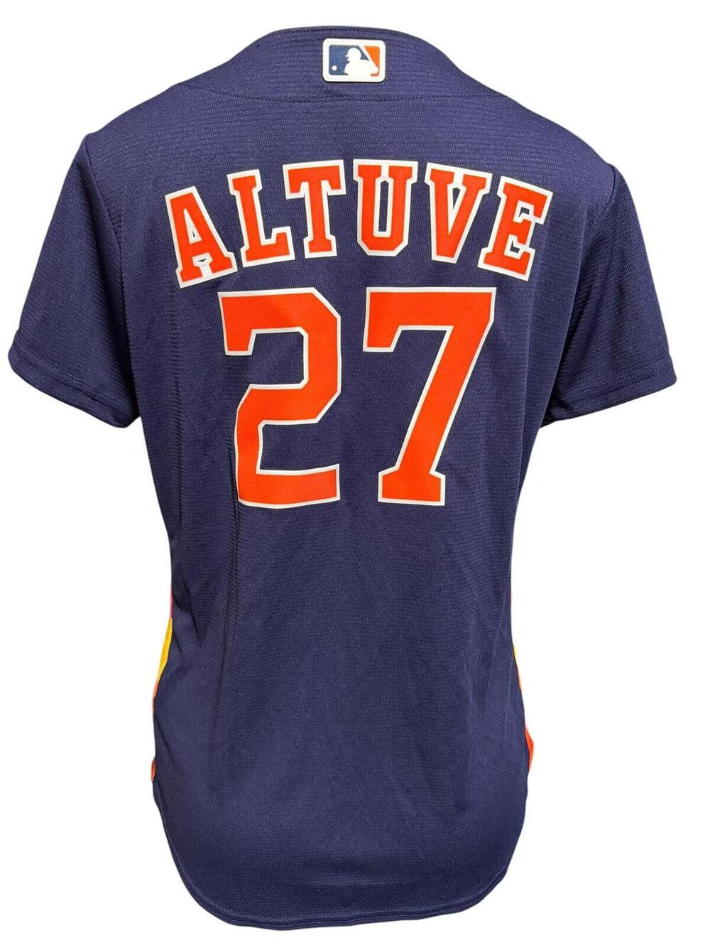 Nike Houston Astros Altuve #27 Baseball Jersey Size Large